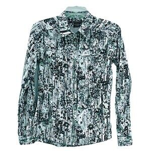 ExOfficio Women's S (4-6) Long Sleeve Floral Lightweight Nylon Hiking Shirt